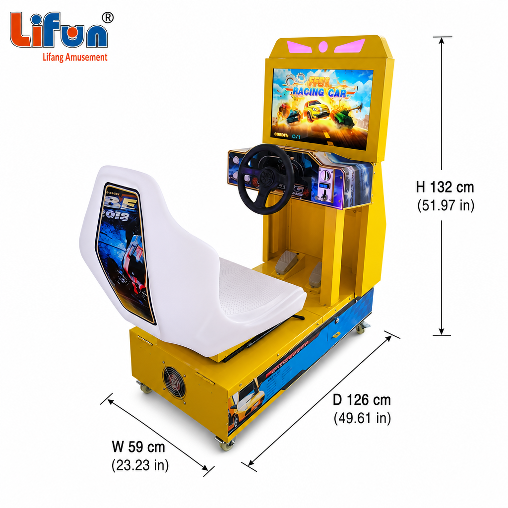 Lifun OutRun Kids Racing Game with Comfortable Glowing Seat,MY SHOP,Lifun OutRun Kids Racing Game with Comfortable Glowing Seat