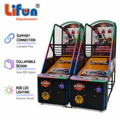 Lifun Luxury Collapsible Basketball Arcade with LED Top Sign,MY SHOP,Lifun Luxury Collapsible Basketball Arcade with LED Top Sign