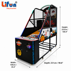 Lifun Luxury Collapsible Basketball Arcade with LED Top Sign,MY SHOP,Lifun Luxury Collapsible Basketball Arcade with LED Top Sign