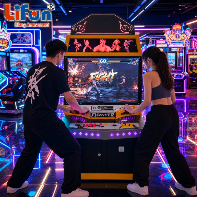 Lifun 32" LCD Game Machine Fighter for Retro Arcade & Dual Play,MY SHOP,Lifun 32" LCD Game Machine Fighter for Retro Arcade & Dual Play