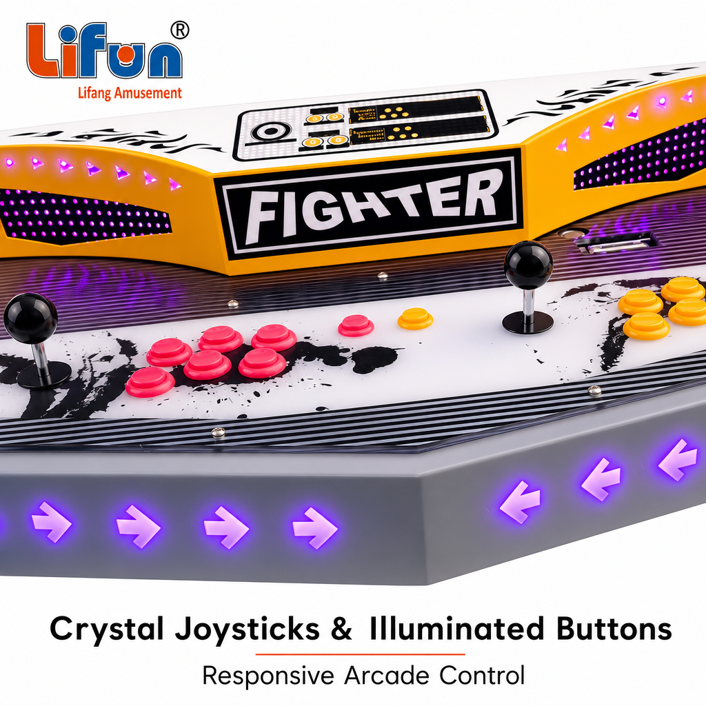 Lifun 32" LCD Game Machine Fighter for Retro Arcade & Dual Play,MY SHOP,Lifun 32" LCD Game Machine Fighter for Retro Arcade & Dual Play