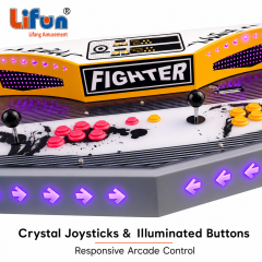 Lifun 32" LCD Game Machine Fighter for Retro Arcade & Dual Play,MY SHOP,Lifun 32" LCD Game Machine Fighter for Retro Arcade & Dual Play