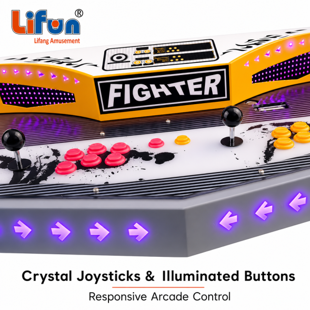 Lifun 32" LCD Game Machine Fighter for Retro Arcade & Dual Play,MY SHOP,Lifun 32" LCD Game Machine Fighter for Retro Arcade & Dual Play