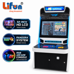 Lifun Combat Team 32" Arcade Fighter with Dual Controls & LED Glow,MY SHOP,Lifun Combat Team 32" Arcade Fighter with Dual Controls & LED Glow