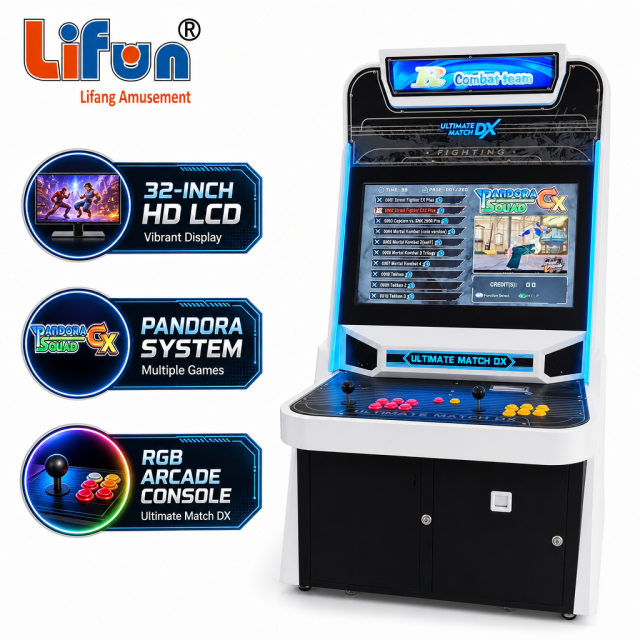 Lifun Combat Team 32" Arcade Fighter with Dual Controls & LED Glow,MY SHOP,Lifun Combat Team 32" Arcade Fighter with Dual Controls & LED Glow