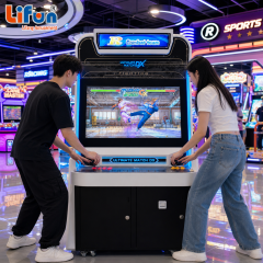 Lifun Combat Team 32" Arcade Fighter with Dual Controls & LED Glow,MY SHOP,Lifun Combat Team 32" Arcade Fighter with Dual Controls & LED Glow