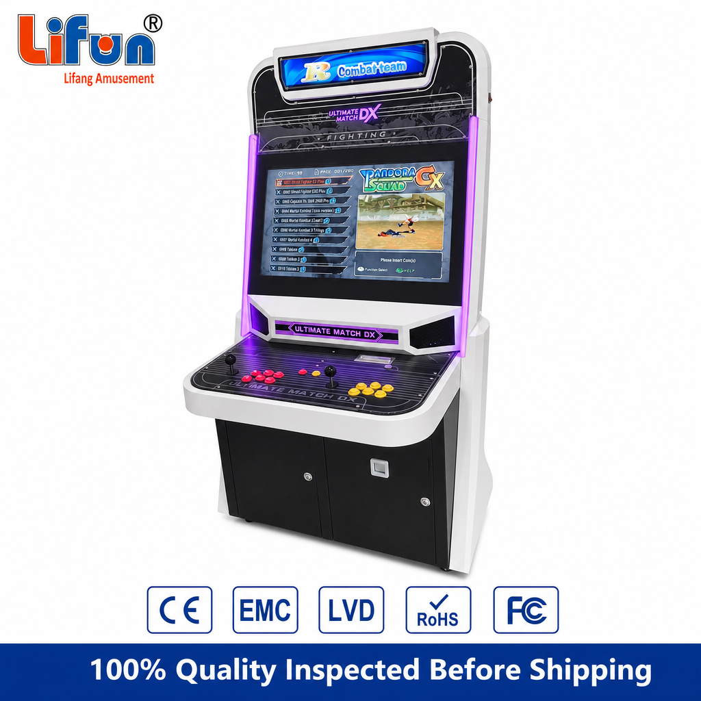 Lifun Combat Team 32" Arcade Fighter with Dual Controls & LED Glow,MY SHOP,Lifun Combat Team 32" Arcade Fighter with Dual Controls & LED Glow