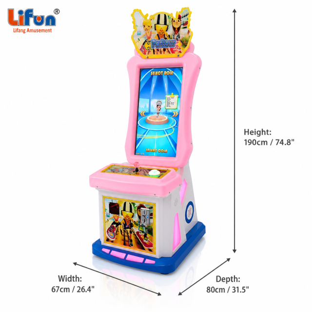 Lifun Kids Parkour Game with HD Screen & Arcade Ticket Redemption,MY SHOP,Lifun Kids Parkour Game with HD Screen & Arcade Ticket Redemption