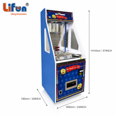 Lifun Bonus Hole Coin Pusher Arcade Machine with Smiley Design,MY SHOP,Lifun Bonus Hole Coin Pusher Arcade Machine with Smiley Design