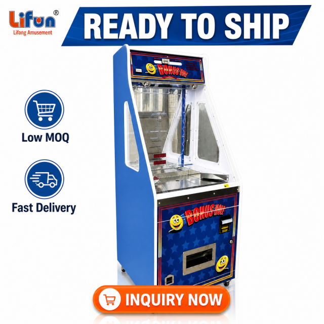 Lifun Bonus Hole Coin Pusher Arcade Machine with Smiley Design,MY SHOP,Lifun Bonus Hole Coin Pusher Arcade Machine with Smiley Design