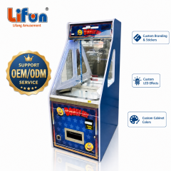 Lifun Bonus Hole Coin Pusher Arcade Machine with Smiley Design,MY SHOP,Lifun Bonus Hole Coin Pusher Arcade Machine with Smiley Design