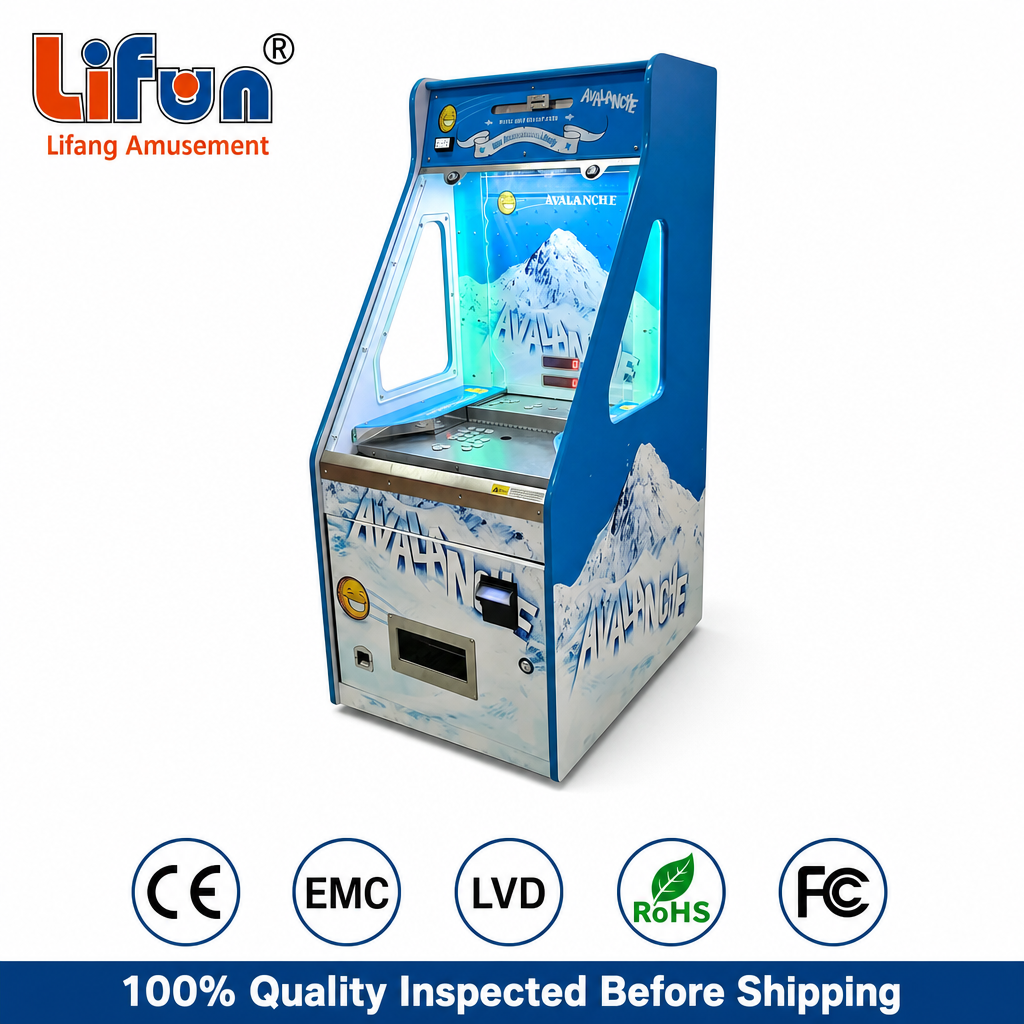 Lifun Avalanche Coin Pusher with Bonus Reward & Compact Design,MY SHOP,Lifun Avalanche Coin Pusher with Bonus Reward & Compact Design