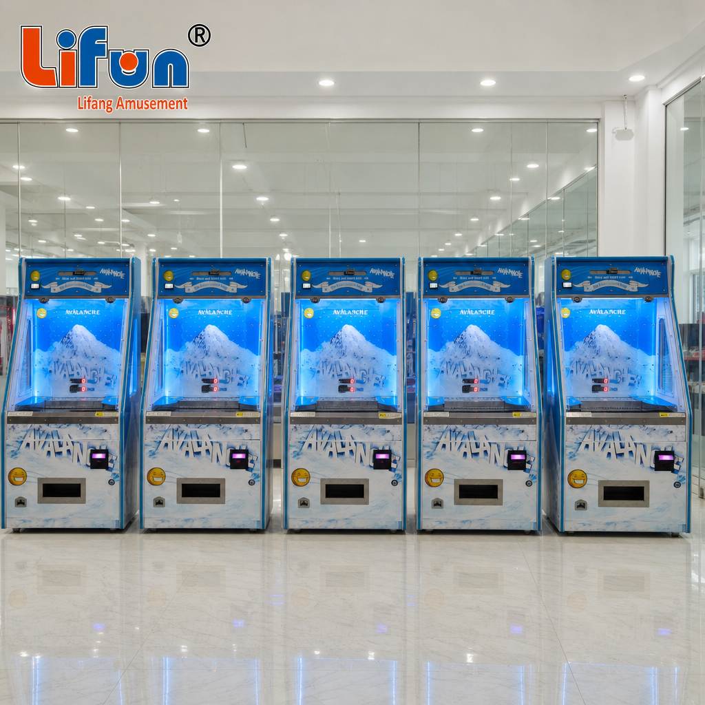 Lifun Avalanche Coin Pusher with Bonus Reward & Compact Design,MY SHOP,Lifun Avalanche Coin Pusher with Bonus Reward & Compact Design