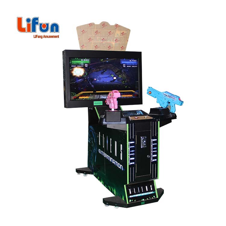 Lifun 42" Aliens Arcade Shooter with Dynamic Pedals & Dual Guns,MY SHOP,Lifun 42" Aliens Arcade Shooter with Dynamic Pedals & Dual Guns