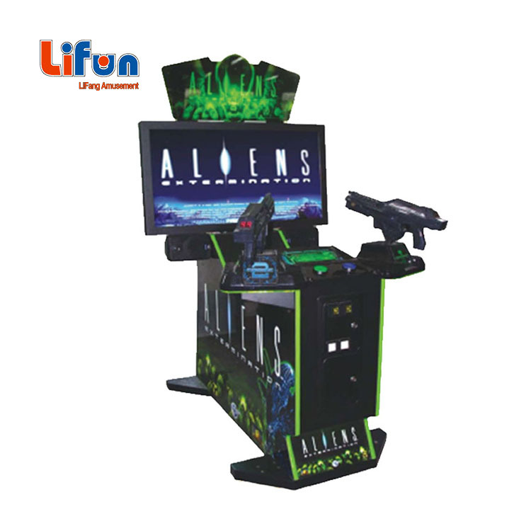 Lifun 42" Aliens Arcade Shooter with Dynamic Pedals & Dual Guns,MY SHOP,Lifun 42" Aliens Arcade Shooter with Dynamic Pedals & Dual Guns