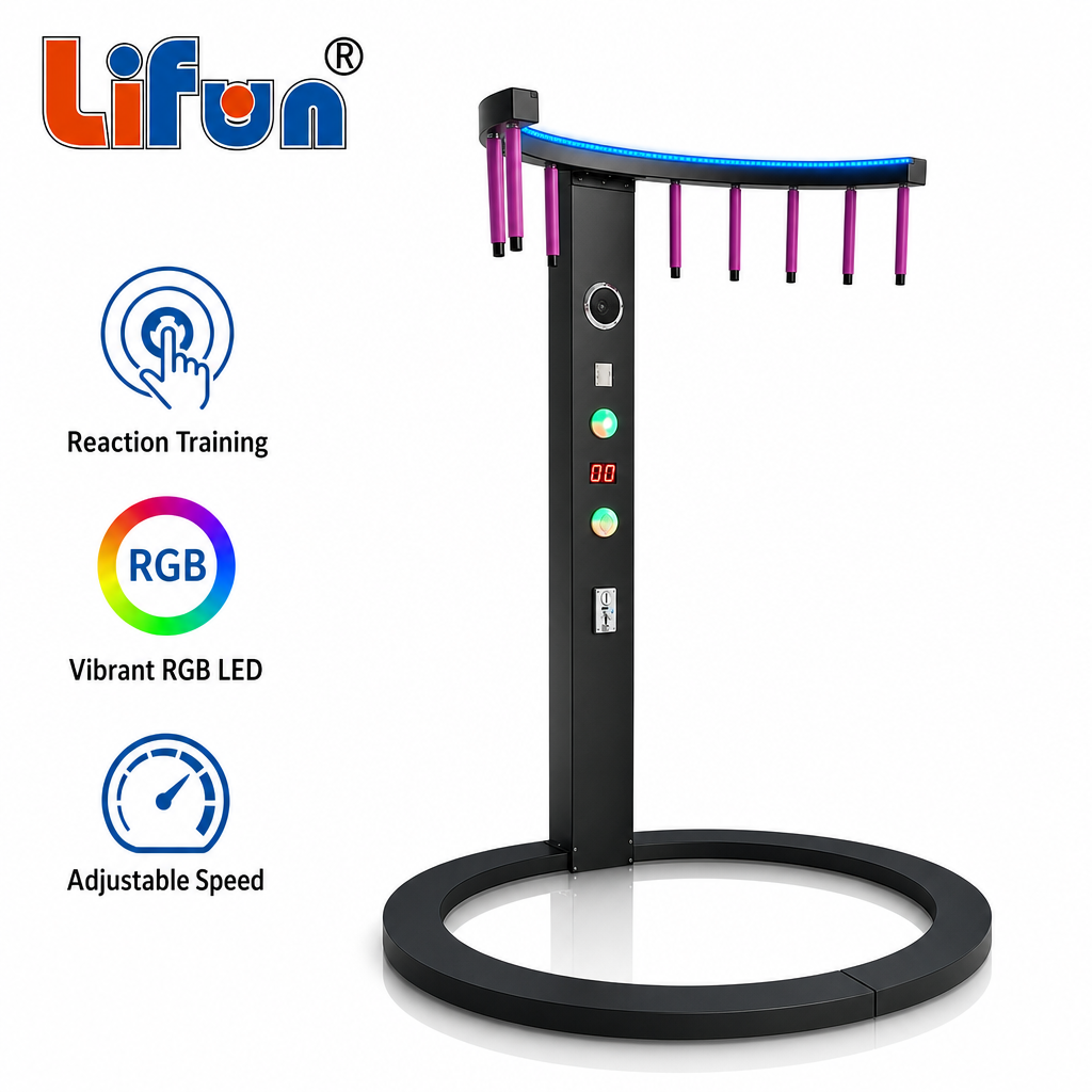 Lifun Eye-Hand Reaction Game with 10 Drop Sticks & LED Arch,MY SHOP,Lifun Eye-Hand Reaction Game with 10 Drop Sticks & LED Arch