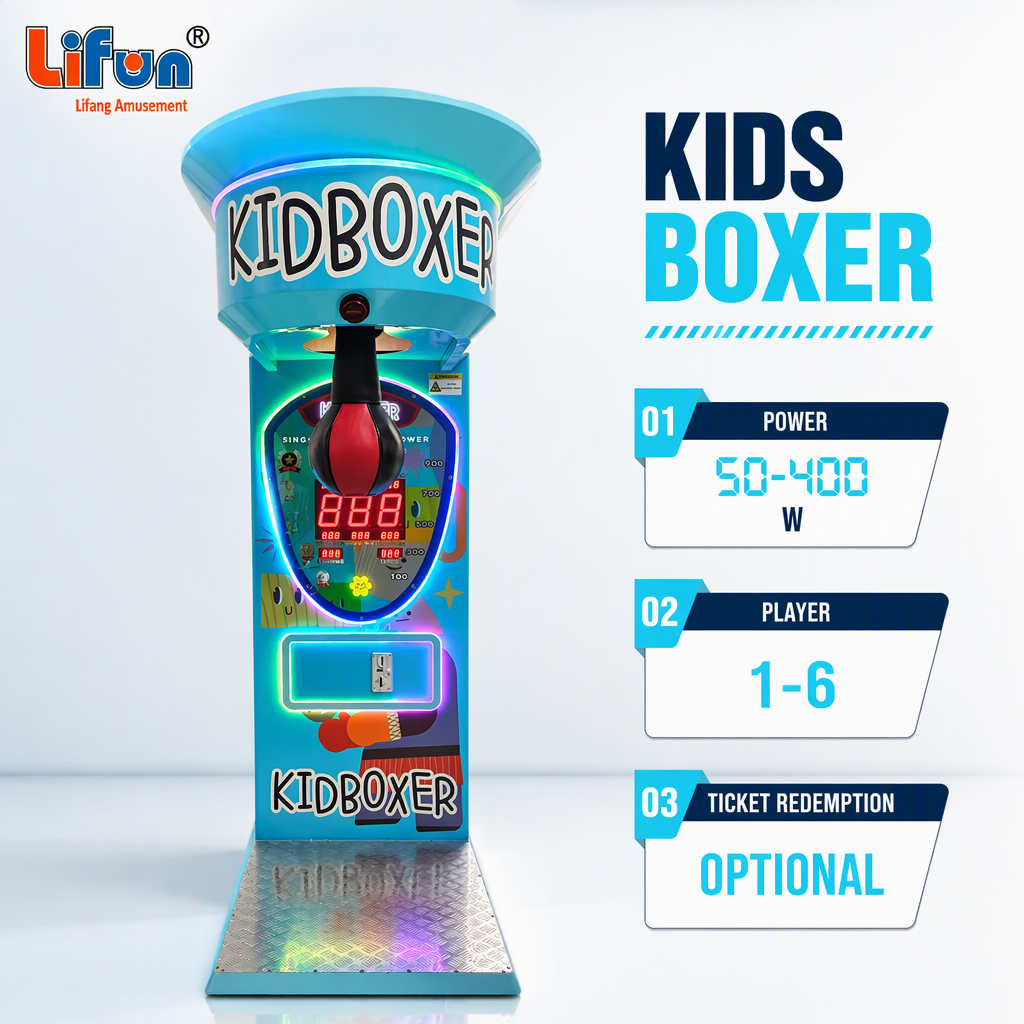 Lifun Kids Boxer Arcade Punching Machine with Ticket Option,MY SHOP,Lifun Kids Boxer Arcade Punching Machine with Ticket Option