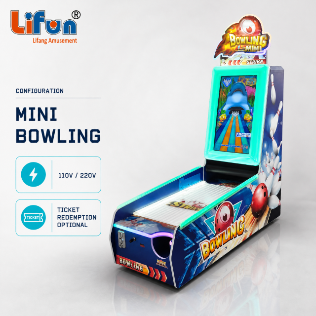 Lifun Mini Bowling Arcade Game with Ticket Redemption Option,MY SHOP,Lifun Mini Bowling Arcade Game with Ticket Redemption Option