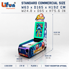Lifun Mini Bowling Arcade Game with Ticket Redemption Option,MY SHOP,Lifun Mini Bowling Arcade Game with Ticket Redemption Option