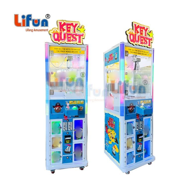 KEY QUEST Claw Machine by Lifun | Treasure Hunt Arcade Game with Prize Unlock System,MY SHOP,KEY QUEST Claw Machine by Lifun | Treasure Hunt Arcade Game with Prize Unlock System