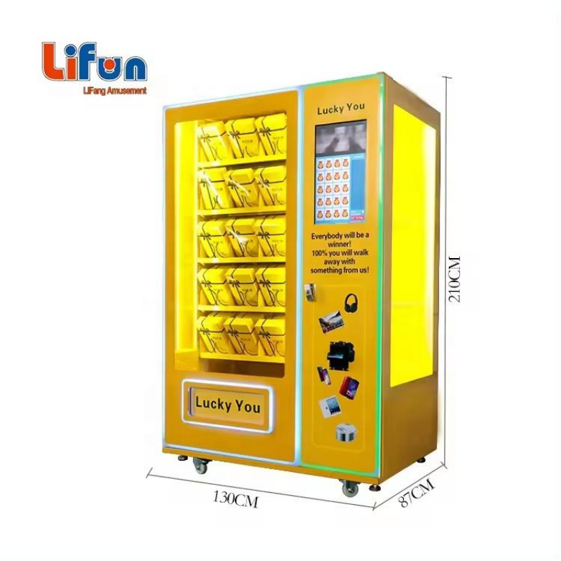 Automatic Lucky Box Vending Machine – Customizable Prize Machine for Arcades & Retail Stores,MY SHOP,Automatic Lucky Box Vending Machine – Customizable Prize Machine for Arcades & Retail Stores