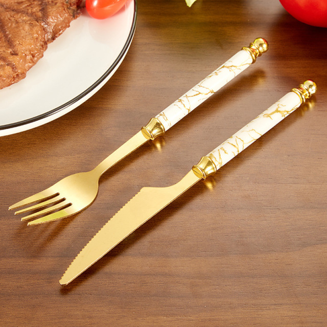 Exquisite stainless steel knife, fork and spoon set,MY SHOP,Exquisite stainless steel knife, fork and spoon set