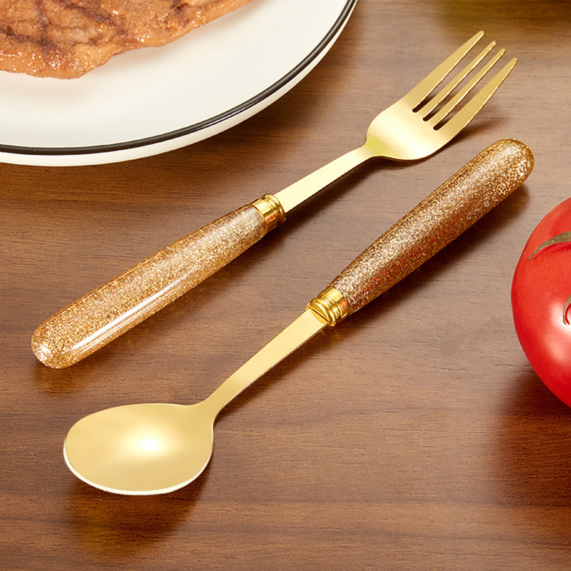 Exquisite stainless steel knife, fork and spoon set,MY SHOP,Exquisite stainless steel knife, fork and spoon set