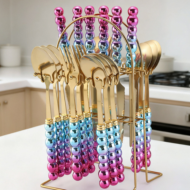Exquisite stainless steel knife, fork and spoon set,MY SHOP,Exquisite stainless steel knife, fork and spoon set