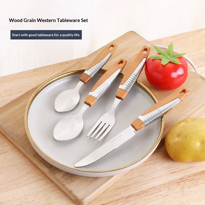 Exquisite stainless steel knife, fork and spoon set,MY SHOP,Exquisite stainless steel knife, fork and spoon set