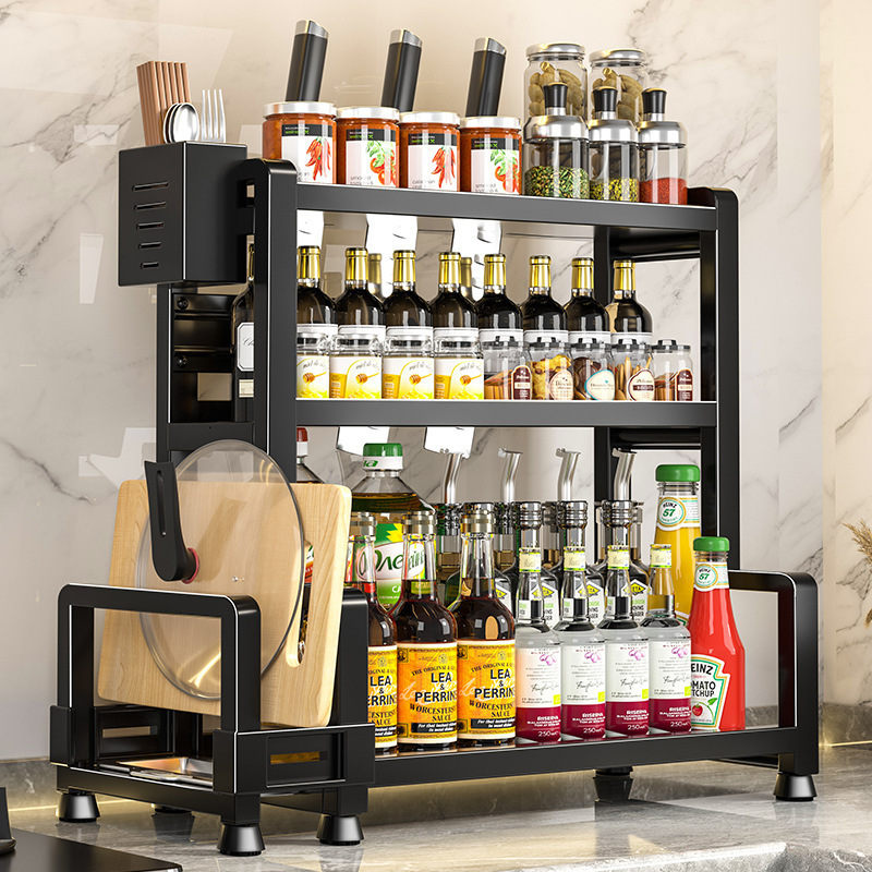 Multi-functional kitchen storage rack and seasoning storage rack,MY SHOP,Multi-functional kitchen storage rack and seasoning storage rack