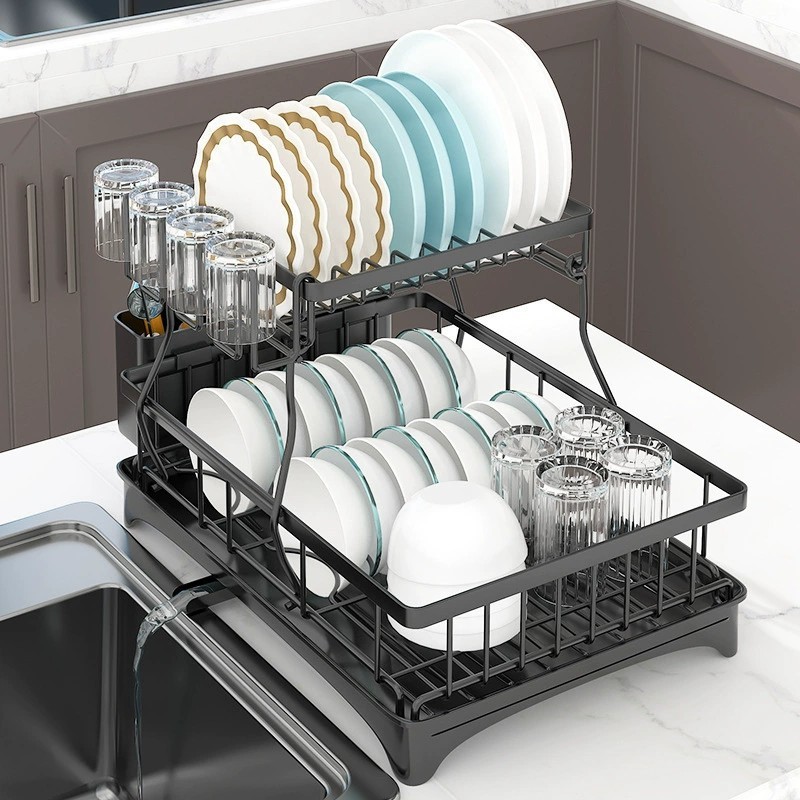 Kitchen storage rack, dish rack, plate storage and draining rack,MY SHOP,Kitchen storage rack, dish rack, plate storage and draining rack