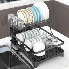 Kitchen storage rack, dish rack, plate storage and draining rack,MY SHOP,Kitchen storage rack, dish rack, plate storage and draining rack