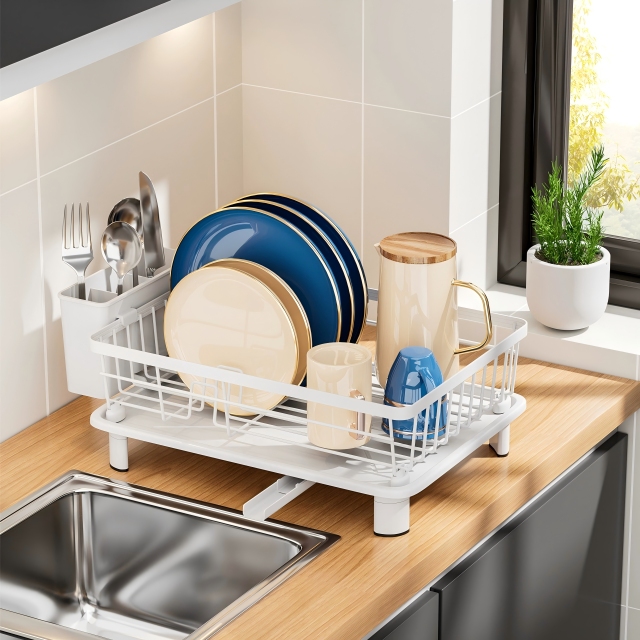Kitchen storage rack, dish rack, plate storage and draining rack,MY SHOP,Kitchen storage rack, dish rack, plate storage and draining rack