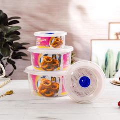 Plastic round microwave preservation box,MY SHOP,Plastic round microwave preservation box