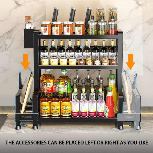 Multi-functional kitchen storage rack and seasoning storage rack,MY SHOP,Multi-functional kitchen storage rack and seasoning storage rack
