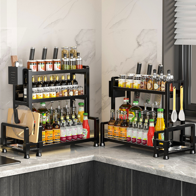 Multi-functional kitchen storage rack and seasoning storage rack,MY SHOP,Multi-functional kitchen storage rack and seasoning storage rack