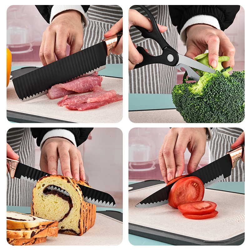Stainless steel kitchen knife set,MY SHOP,Stainless steel kitchen knife set