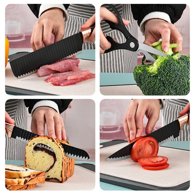 Stainless steel kitchen knife set,MY SHOP,Stainless steel kitchen knife set