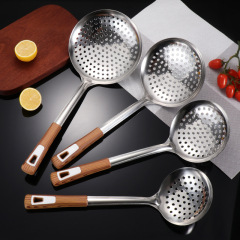 Wholesale Stainless Steel Skimmer Ladle / Slotted Spoon for Kitchen,HangYu Housewares ,Stainless steel strainer