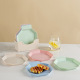 Hexagon Melamine Plate Set
