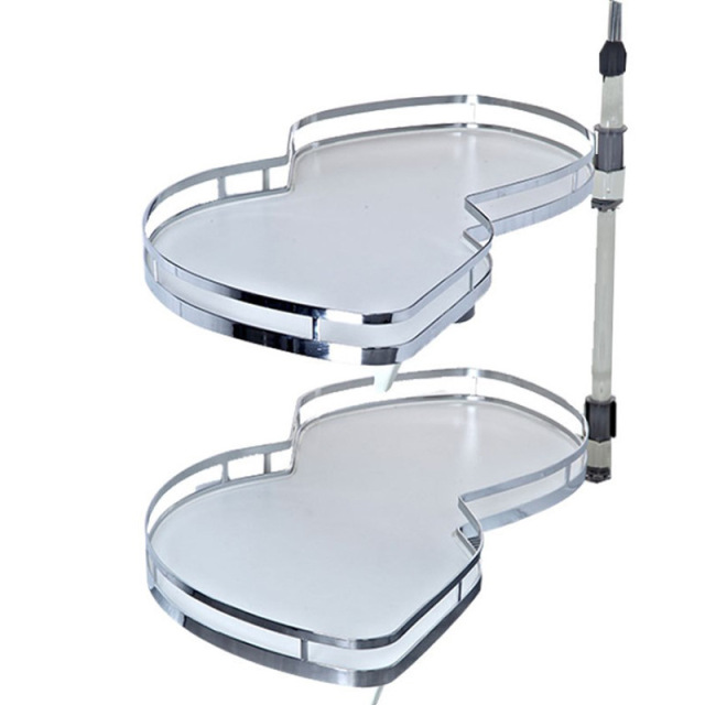 Corner pull-out basket kitchen cabinet rotating storage rack,DongGuan HangyYu Houseware Factory Website,Corner pull-out basket kitchen cabinet rotating storage rack