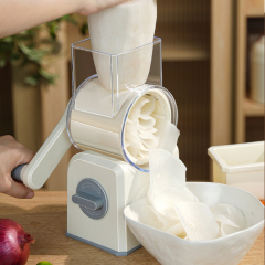 Multifunctional hand-operated vegetable cutter, kitchen drum vegetable slicer, grater and shredder tool,HangYu Housewares ,Multifunctional hand-operated vegetable cutter, kitchen drum vegetable slicer, grater and shredder tool
