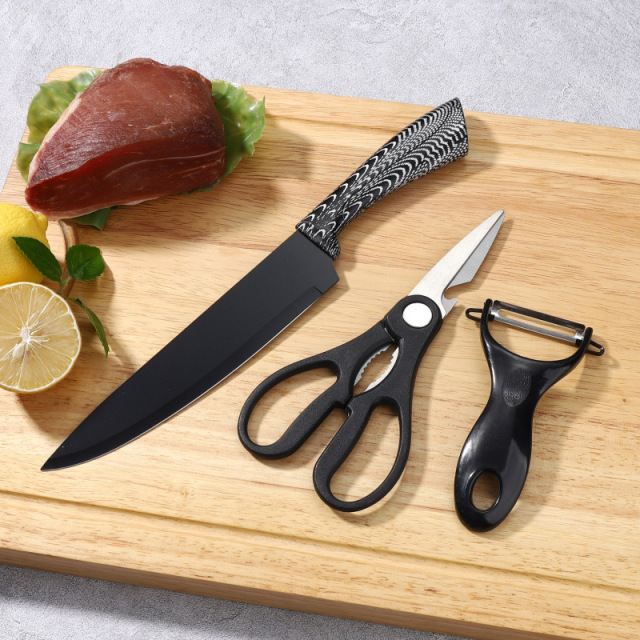 Stainless steel kitchen knife set,HangYu Housewares ,Stainless steel kitchen knife set