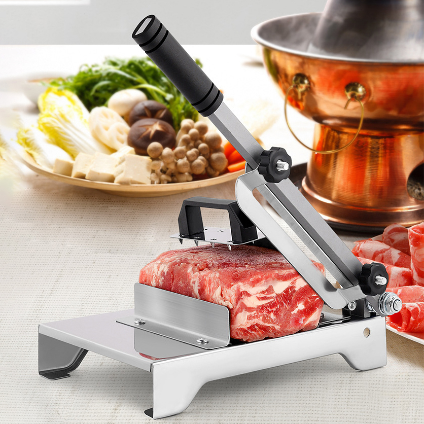 Multifunctional stainless steel meat cutter - suitable for cutting beef and mutton steaks and slices of wagyu beef,HangYu Housewares ,Multifunctional stainless steel meat cutter - suitable for cutting beef and mutton steaks and slices of wagyu beef