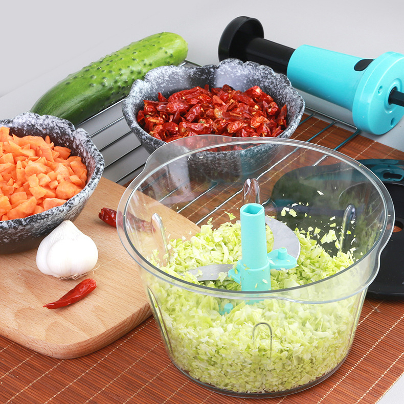 Food processor, small kitchen blender, multi-functional household vegetable cutter, meat grinder, vegetable chopping tool, kitchen gadget,HangYu Housewares ,Food processor, small kitchen blender, multi-functional household vegetable cutter, meat grinder, vegetable chopping tool, kitchen gadget