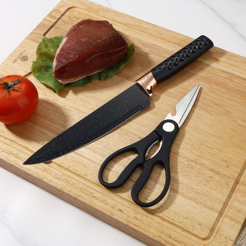 Stainless steel kitchen knife set,HangYu Housewares ,Stainless steel kitchen knife set