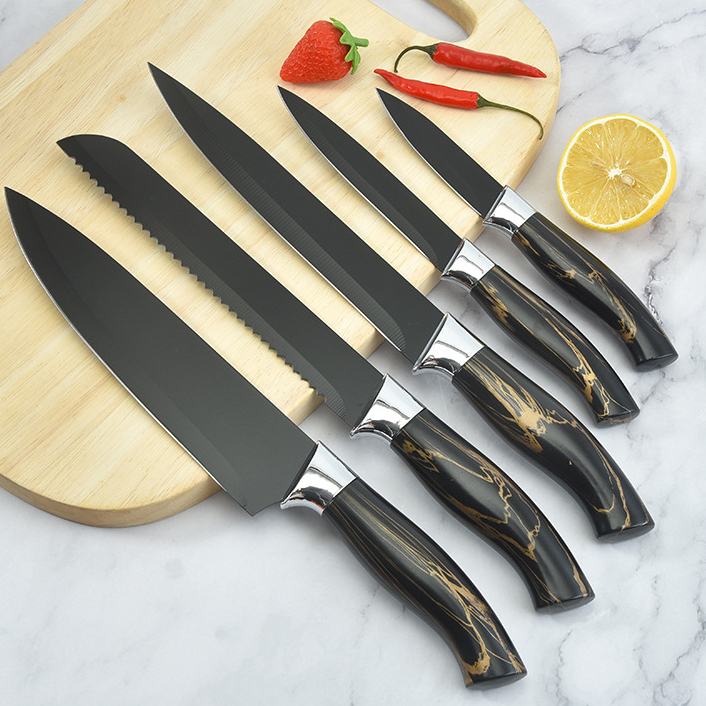 Stainless steel kitchen knife set,HangYu Housewares ,Stainless steel kitchen knife set