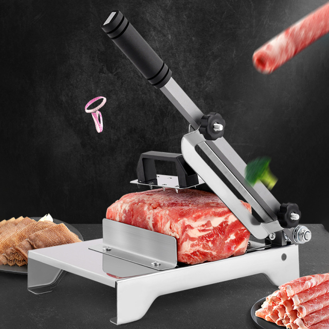 Multifunctional stainless steel meat cutter - suitable for cutting beef and mutton steaks and slices of wagyu beef,HangYu Housewares ,Multifunctional stainless steel meat cutter - suitable for cutting beef and mutton steaks and slices of wagyu beef