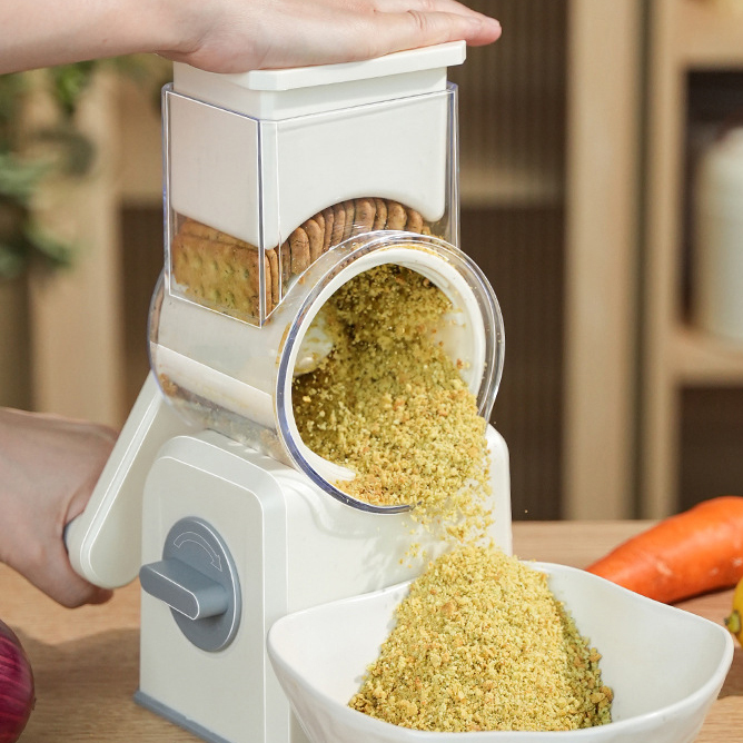 Multifunctional hand-operated vegetable cutter, kitchen drum vegetable slicer, grater and shredder tool,HangYu Housewares ,Multifunctional hand-operated vegetable cutter, kitchen drum vegetable slicer, grater and shredder tool