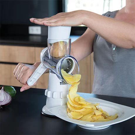 Multifunctional hand-operated vegetable cutter, kitchen drum vegetable slicer, grater and shredder tool,HangYu Housewares ,Multifunctional hand-operated vegetable cutter, kitchen drum vegetable slicer, grater and shredder tool